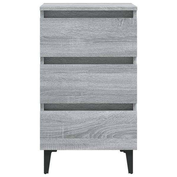 Nachttisch Grau Sonoma 40x35x69 cm