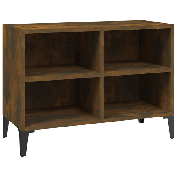 TV-Schrank Räuchereiche mit Metallbeinen