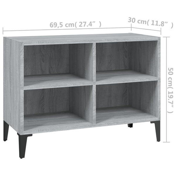 TV-Schrank Grau Sonoma 69,5 cm