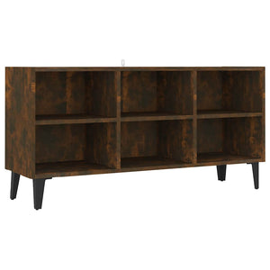 TV-Schrank Räuchereiche mit Metallbeinen