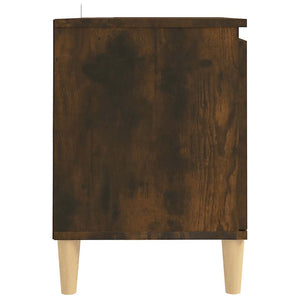 TV-Schrank Räuchereiche mit Holzbeinen