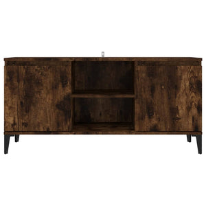 TV-Schrank Räuchereiche mit Metallbeinen
