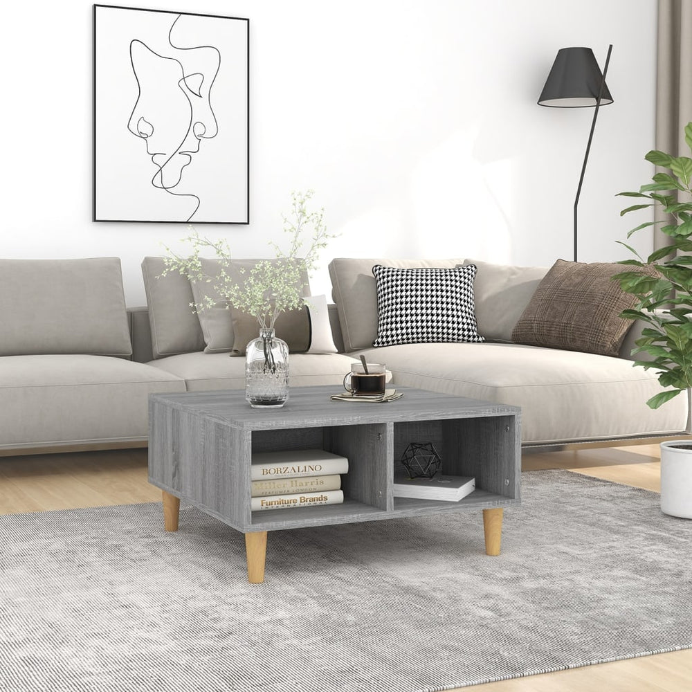 Grauer Couchtisch Sonoma 60x60 cm