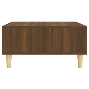 vidaXL Table basse brun aspect chêne 60x60x30 cm bois d'ingénierie