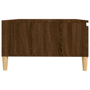 vidaXL Table basse marron aspect chêne 90x60x35 cm Bois d'ingénierie
