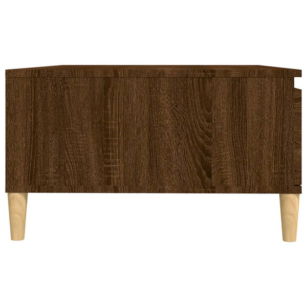 vidaXL Table basse marron aspect chêne 90x60x35 cm Bois d'ingénierie