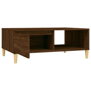 vidaXL Table basse marron aspect chêne 90x60x35 cm Bois d'ingénierie