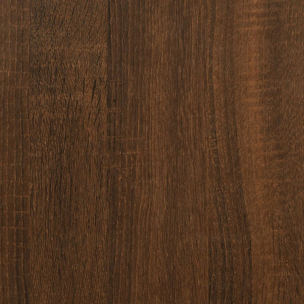 vidaXL Table basse marron aspect chêne 90x60x35 cm Bois d'ingénierie