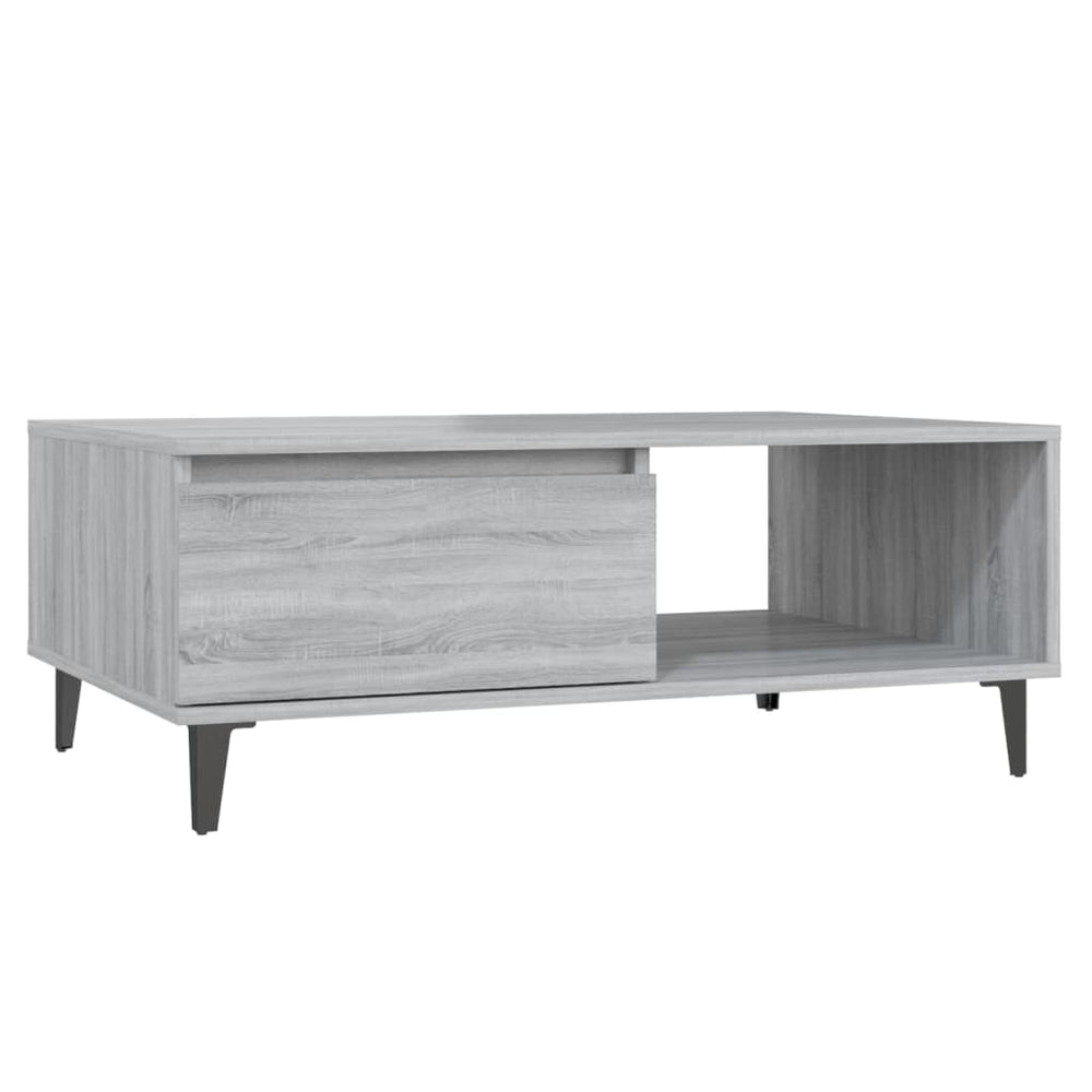 Couchtisch Grau Sonoma 90x60 cm