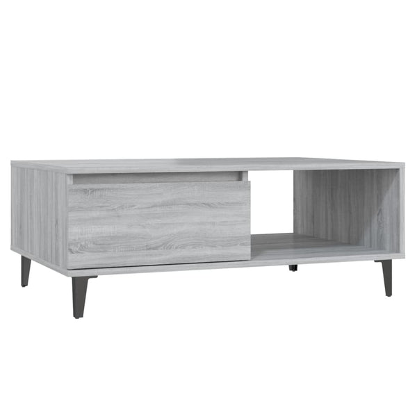 Couchtisch Grau Sonoma 90x60 cm