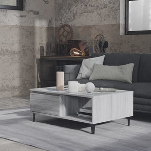 Couchtisch Grau Sonoma 90x60 cm
