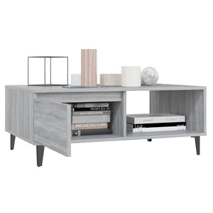 Couchtisch Grau Sonoma 90x60 cm