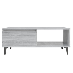 Couchtisch Grau Sonoma 90x60 cm