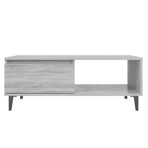 Couchtisch Grau Sonoma 90x60 cm