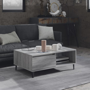 Couchtisch Grau Sonoma 90x60 cm
