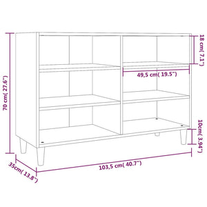 Sideboard Räuchereiche 103,5 cm