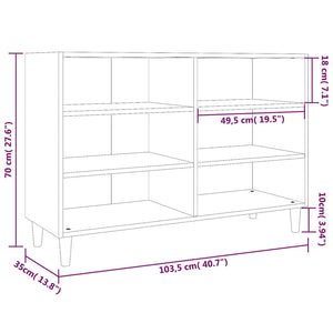 Sideboard Grau Sonoma 103,5 cm