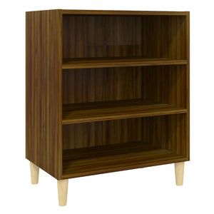 vidaXL Buffet marron aspect chêne 57x35x70 cm bois d'ingénierie