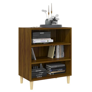 vidaXL Buffet marron aspect chêne 57x35x70 cm bois d'ingénierie