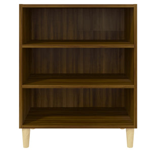 vidaXL Buffet marron aspect chêne 57x35x70 cm bois d'ingénierie