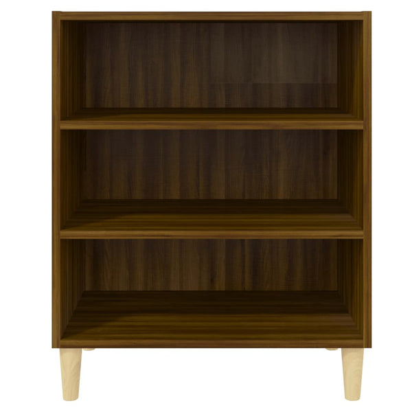 vidaXL Buffet marron aspect chêne 57x35x70 cm bois d'ingénierie
