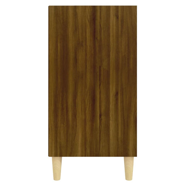 vidaXL Buffet marron aspect chêne 57x35x70 cm bois d'ingénierie