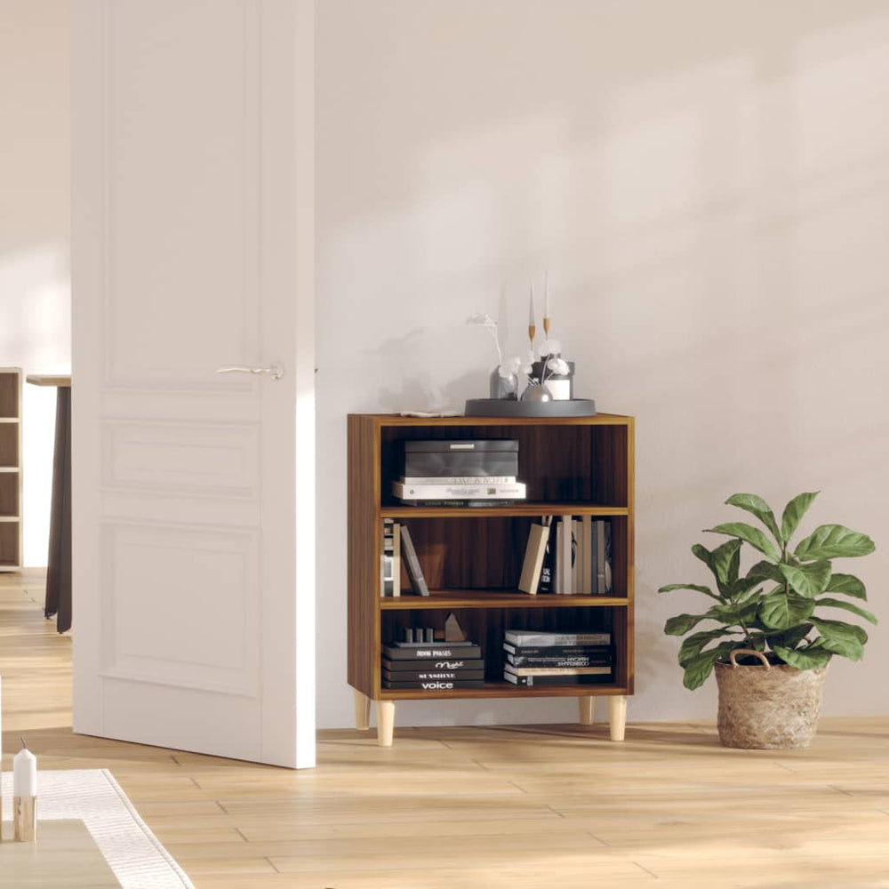 vidaXL Sideboard Brown Oak-Look 57x35x70 cm Engineered Wood