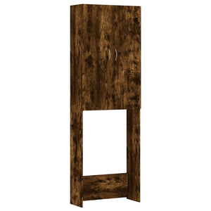 Waschmaschinenschrank Räuchereiche 64x25,5x190 cm