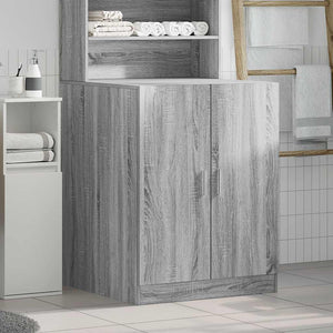 Waschmaschinenschrank Grau Sonoma 71x71,5x91,5 cm