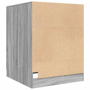 Waschmaschinenschrank Grau Sonoma 71x71,5x91,5 cm