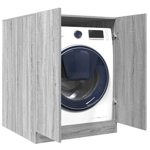 Waschmaschinenschrank Grau Sonoma 71x71,5x91,5 cm