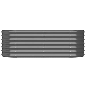 Verzinktes Stahl Hochbeet Anthrazit 114cm
