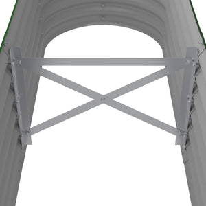 Verzinktes Stahl Hochbeet, 152cm, Grün