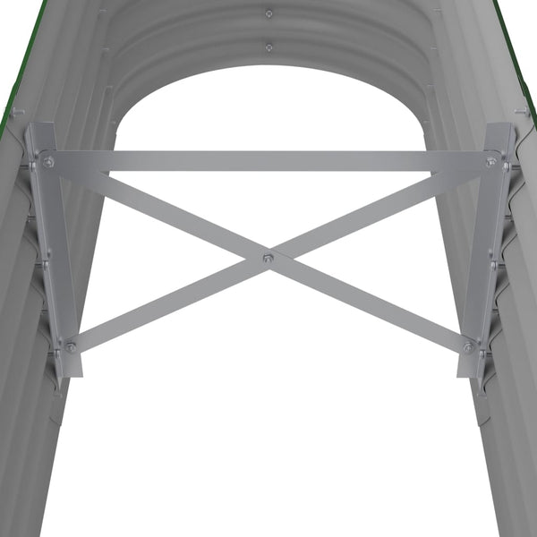 Verzinktes Stahl Hochbeet, 152cm, Grün
