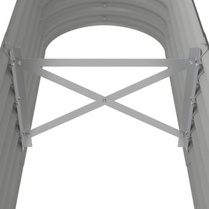 Verzinktes Stahl Hochbeet, 152 cm