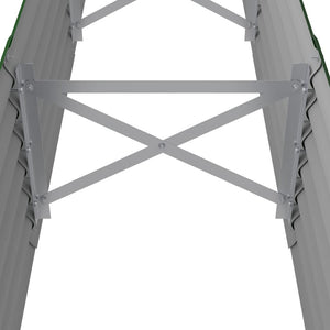 Verzinktes Stahl Hochbeet, 224 cm, Grün