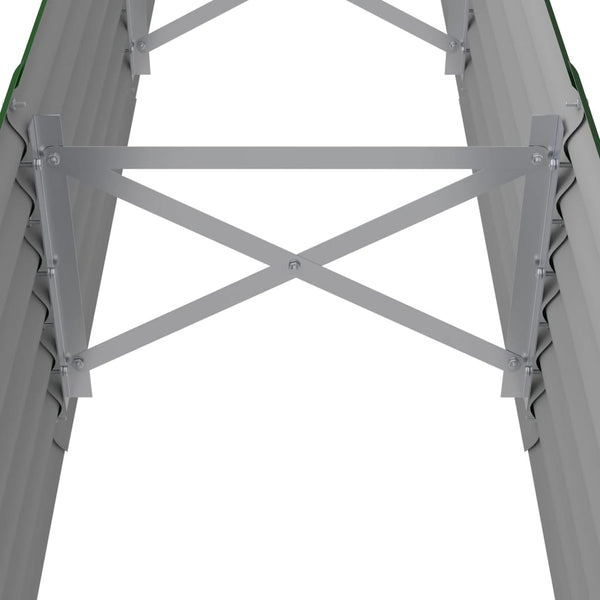 Verzinktes Stahl Hochbeet, 224 cm, Grün