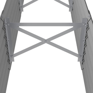 Verzinktes Stahl Hochbeet, 224 cm