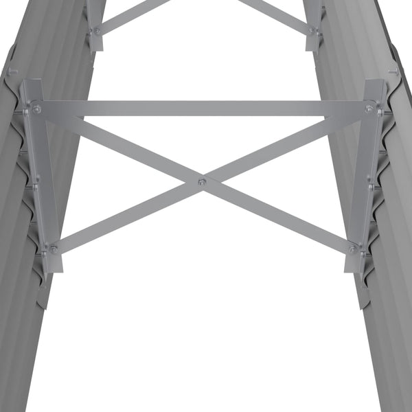 Verzinktes Stahl Hochbeet, 224 cm