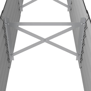 Verzinktes Stahl Hochbeet Anthrazit 224cm