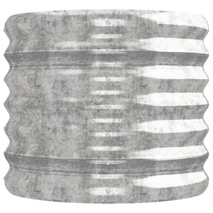 Verzinktes Stahl Hochbeet, 224 cm, Silber
