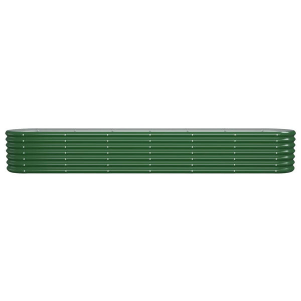 Verzinktes Stahl Hochbeet, 260cm, Grün
