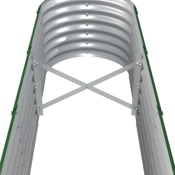 Verzinktes Stahl Hochbeet, 260cm, Grün