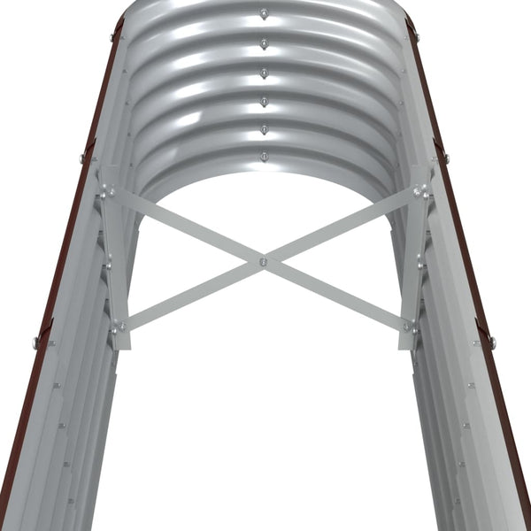 Verzinktes Stahl Hochbeet, 260 cm, Braun