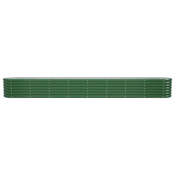 Verzinktes Stahl Hochbeet, 332cm, Grün
