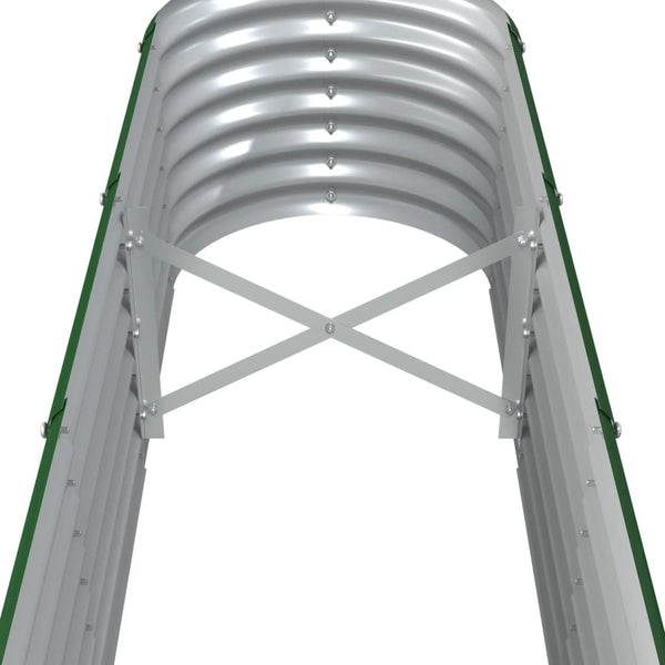 Verzinktes Stahl Hochbeet, 332cm, Grün