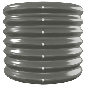 Verzinktes Stahl Hochbeet, 332cm, Grau