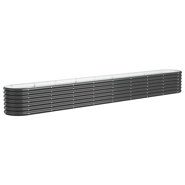 Verzinktes Stahl Hochbeet Anthrazit 332cm