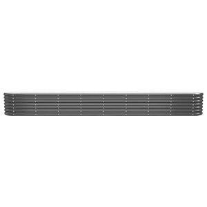 Verzinktes Stahl Hochbeet Anthrazit 332cm