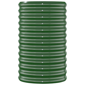 Verzinktes Stahl Hochbeet, 114cm, Grün